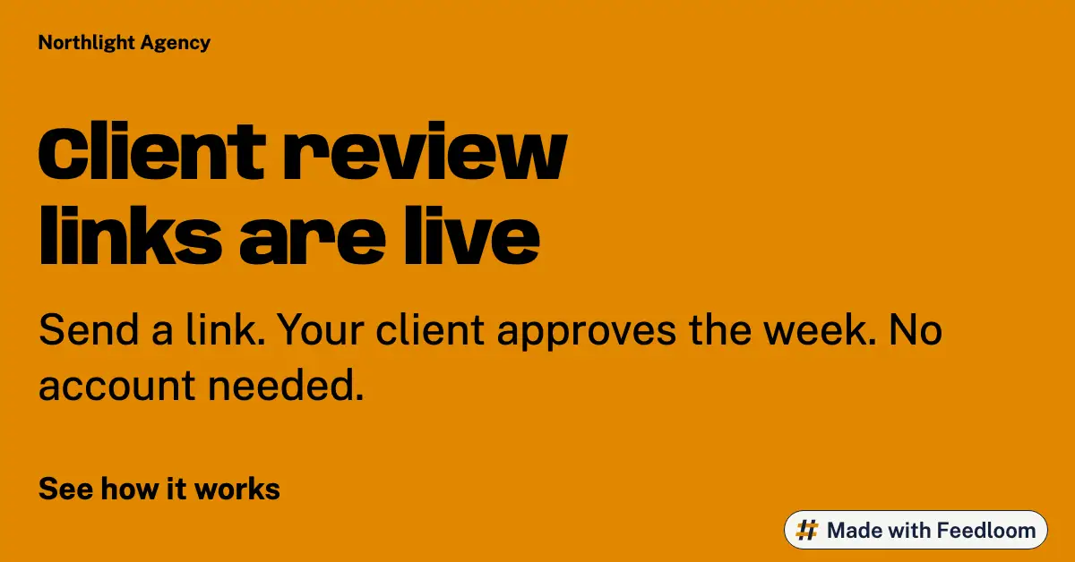 Northlight Agency (sample brand): launch announcement post, LinkedIn landscape, ready to publish