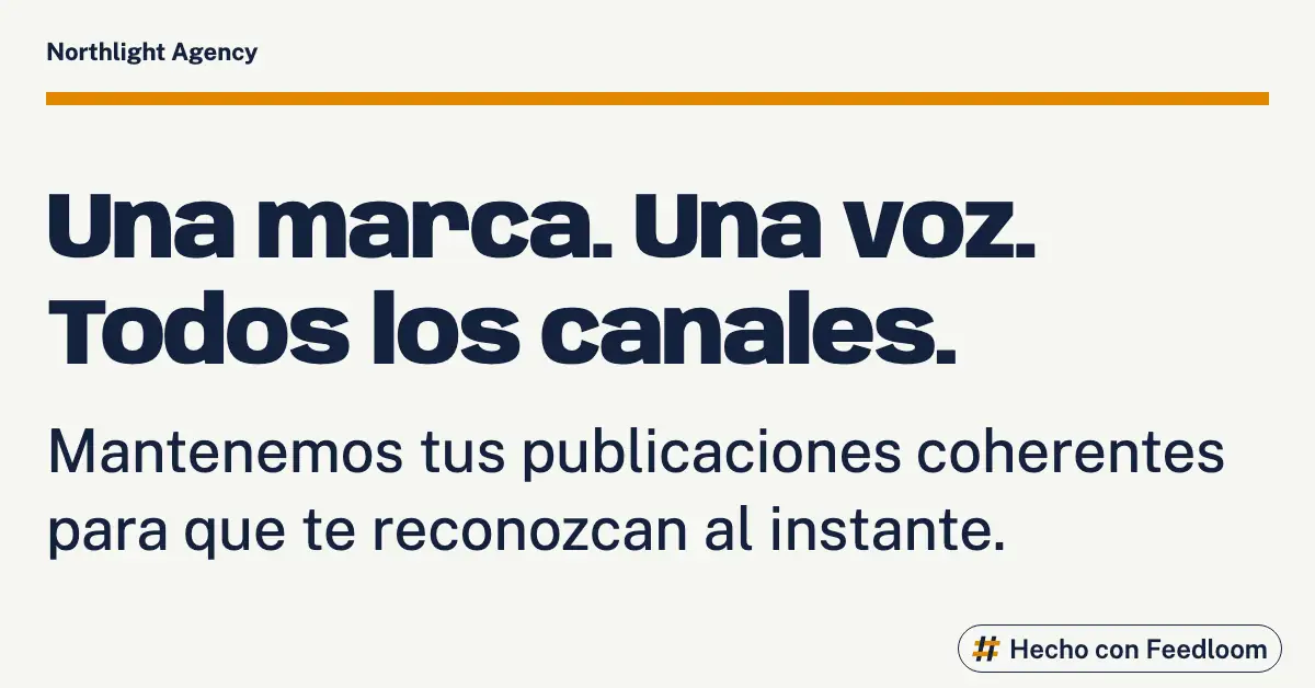 Northlight Agency (marca de ejemplo): publicación de titular, LinkedIn horizontal, lista para publicar