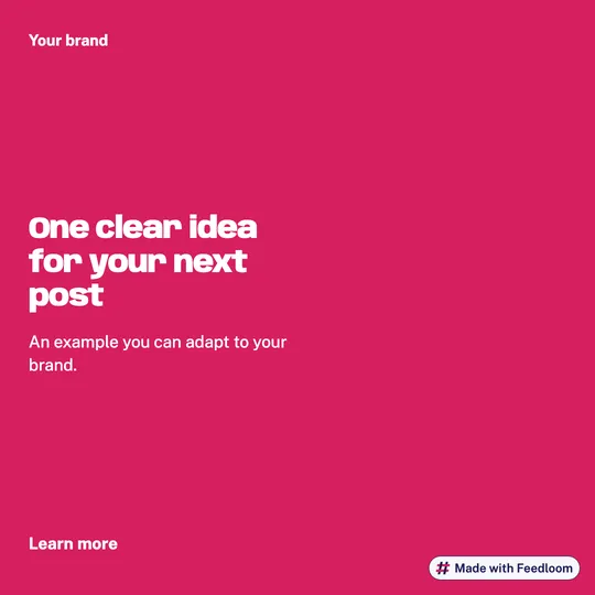 Product launch post templates: example 2