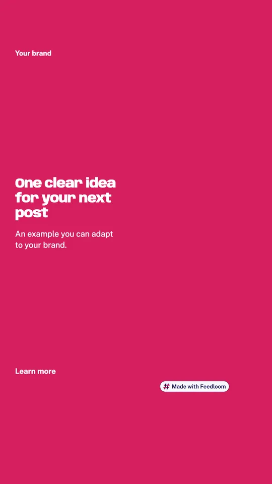 Product launch post templates: example 4