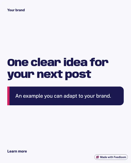 FAQ post templates: example 1