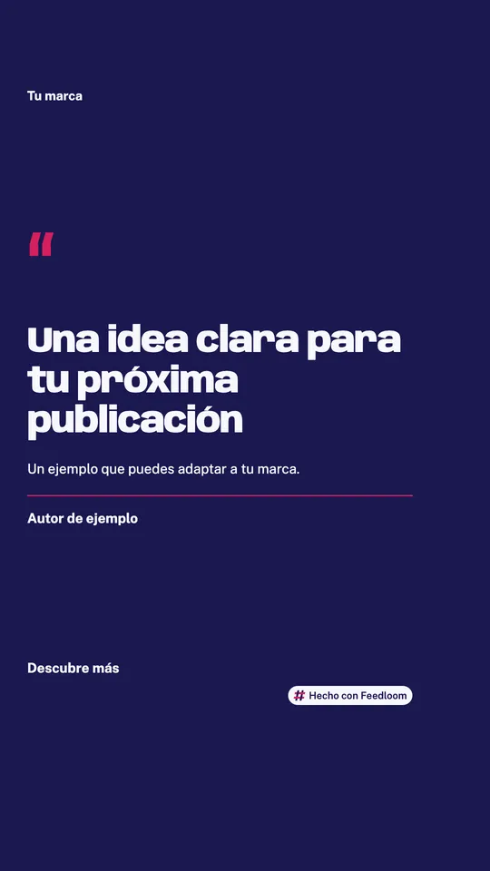 Plantillas de publicaciones de citas: ejemplo 4