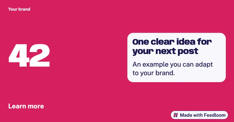 LinkedIn post templates for SaaS: example 3